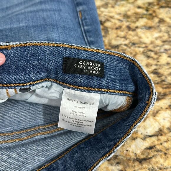 Veronica Beard Button-Fly Mid Rise Denim Shorts Size 27/4 - Picture 5 of 8